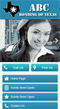 Mobile Screenshot of abcbondingoftexas.com